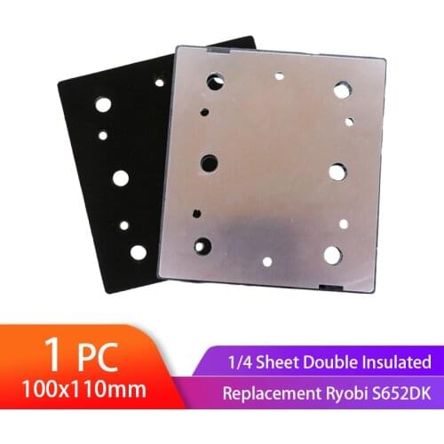 Square Sanding Pad 1/4 Sheet Double Insulated Sander Replacement Pad fit Ryobi S652DK Sander Abrasive Tools