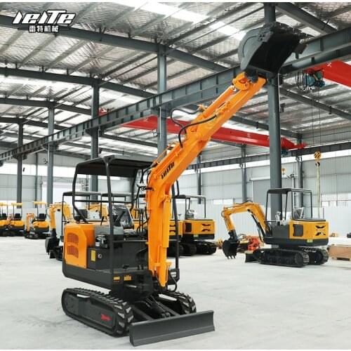 LT1020 Customizable 2 Ton China Mini Excavators Bucket Rod Length Crawler Digger