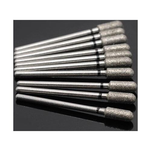 Dental Clinic Grinding 2.35mm Shank Diamond Grinding Bur SC40 Drill Bits Sets For Dentistry