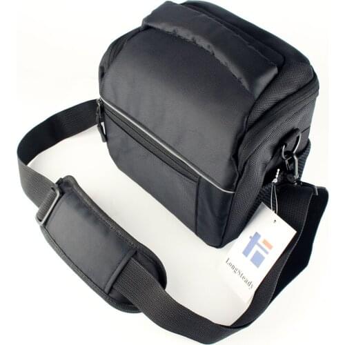 Nylon Camera Bag Case Cover Waterproof Camera Video Bag for Nikon Canon Sony Panasonic Finepix SLR DSLR Cameras Shoulder Strap