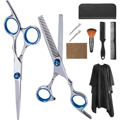 Salon Barber Hair Cutting Scissors Stylist Shears with Hair Cutting Capes
