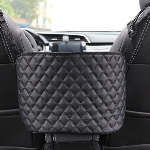 Vehicle Suspension Type Storage Bag For Vehicle Safety Seat And Handle Bag Fixing Net Extra Space And Storage Space