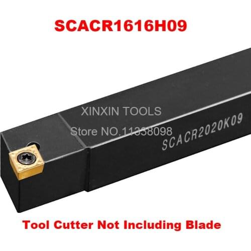 SCACR1616H09 16*16mm Metal Lathe Cutting Tools Lathe Machine CNC Turning Tools External Turning Tool Holder S-Type SCACR/L