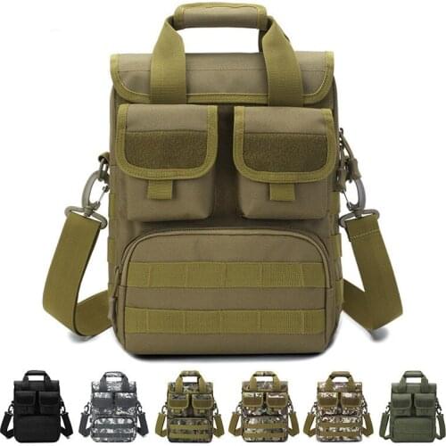 Men Military Tactical Bag Molle Messenger Shoulder Bags Waterproof Male Camouflage Single Belt Sack Handbags Outdoor
