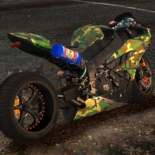 Green Urban Camo Vinyl Car Wrap Woodland Printed Scooter Motorcycle Vehicle Decal Adhesive Camouflage Film Sticker Roll