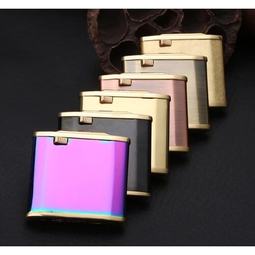 Zorro Brass Windproof Kerosene Gentleman Lighter Auto Open Cover Ignition Kerosene Lighter