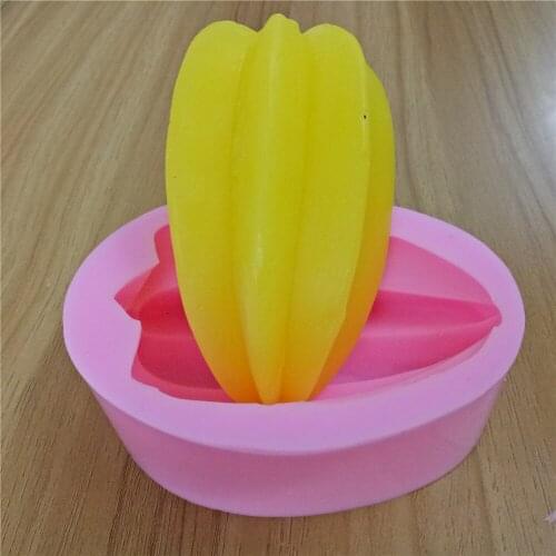 Carambola 3D Soap Mold Food Grade Silicone Mold for Soap Making