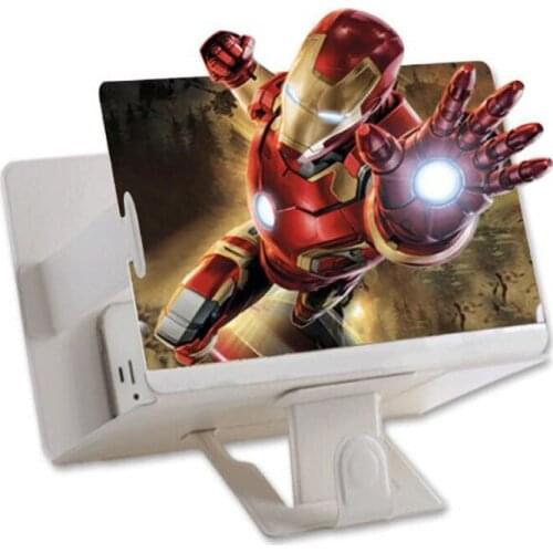 3D Magnifying Glass Eye Protection Radiation Retractable Mobile Phone Screen Amplifier 3D Video HD Anti-Reflective Amplifier