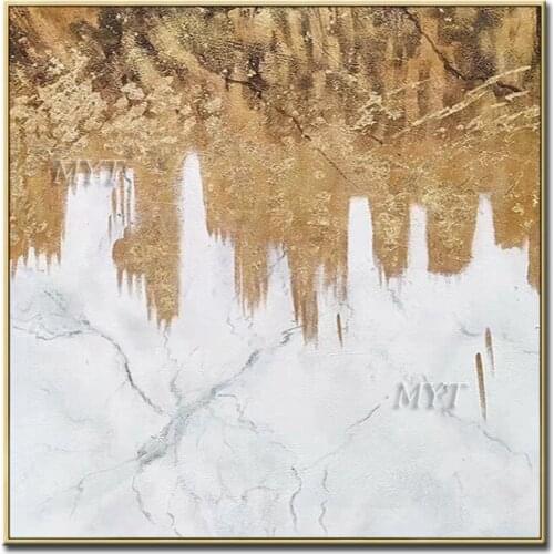 Abstract Oil Paintings A Variety Of Optional A Combination Of Gold And Different Colors Handpainted Wall Art Home Decor Picture