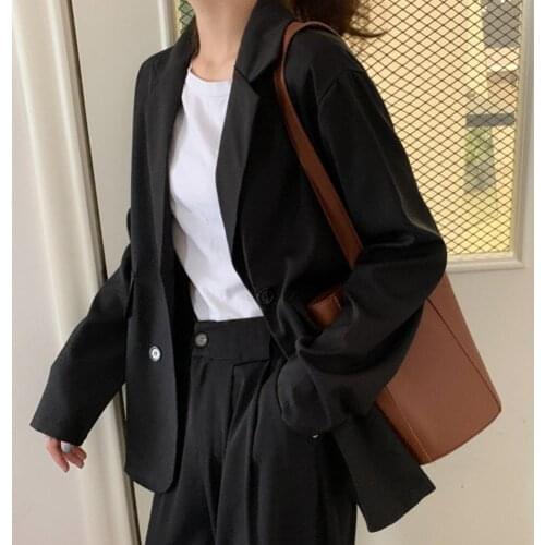 Blazer Summer Autumn Casual Suit Coat Office Wear Elegant Short Coat Double Breasted Lapel Long Sleeve Blazer Cardigan Suit Coat