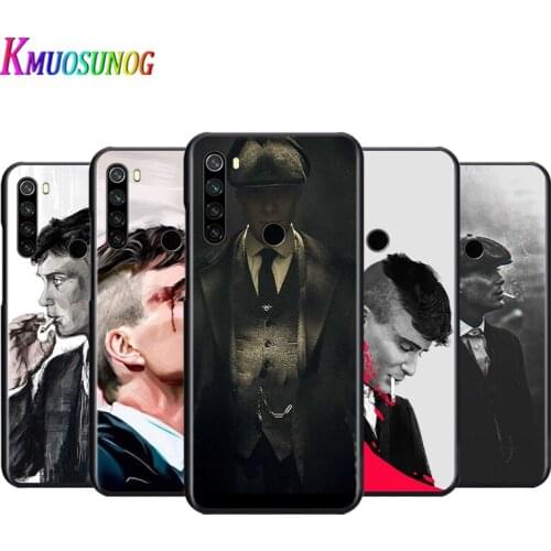 Gangster Tommy Shelby For Xiaomi Redmi Note 4 4X 5 5A 6 7 8 8T 9S/T 10 10S 5G Global version Por Max Black Silicone Phone Case