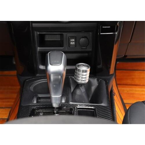 Four-wheel Drive Gear Shift Decorative Cover Ring Sticker for Toyota 4Runner 2010+ TRD Car Accessories Interior Decoration