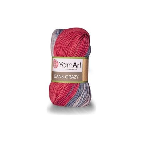 YarnArt Jeans Crazy, yarn dolls gradient yarn crochet yarn knitt yarn cotton yarn amigurrimi multicolor yarn