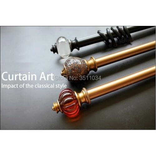 Exotic style curtain rod curtain Rome bar / slide rail rack / American French European style home curtain track