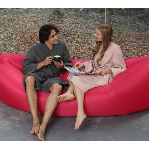 Lazy Inflatable For Outdoor Waterproof Fast Air Lazy Sofa Inflatable Lounger Cozy Sleeping Pool Folding Bean Bag For Floating