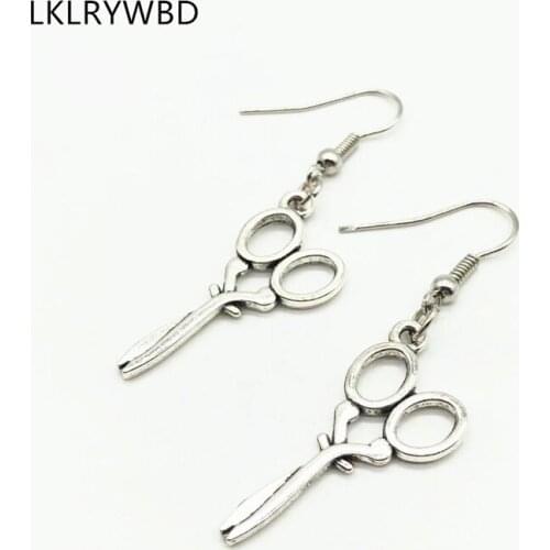 Best Selling Creative Tailor Shop Tape Measure Earrings Sewing Machine Earrings Scissors Earrings Unique Personality Earrings
