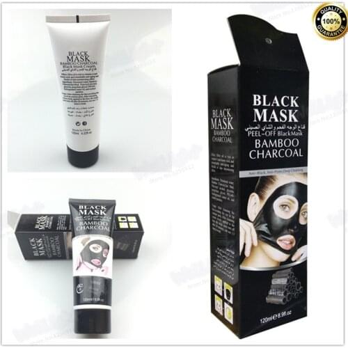 Fast Skin Whitening Mask for Blackhead remover Lightening Blemish Removal Bamboo charcoal Serum Treatment Acne mask 120ml/tube