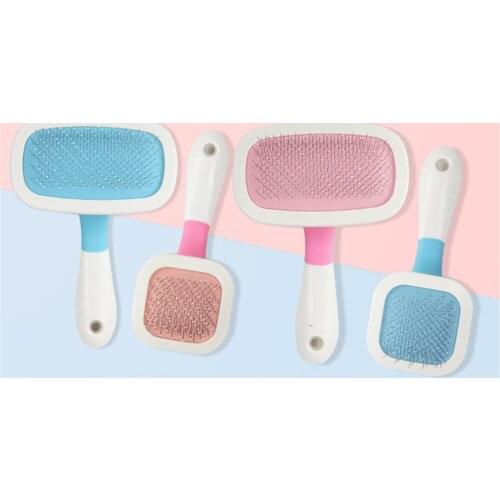 Cat Massage Self Cleaning Needle Comb Multi-function Dog Pet Hair RemoverProfessional Brush Trimmer Quick Clean Supplies