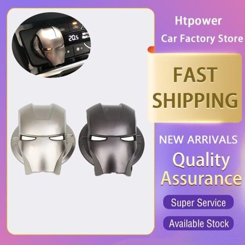 Car Interior Modification One-button Start Button Protective Cover Sticker Ignition Switch Metal Decoration Sticker