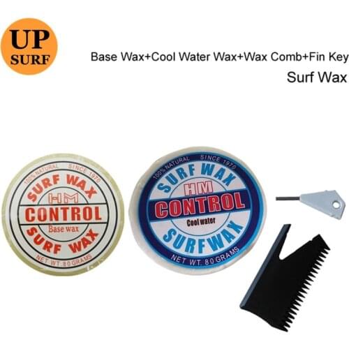 Natural surf wax Base Wax+Cool Water Wax+wax comb/fin key Surfboard Wax in surfing