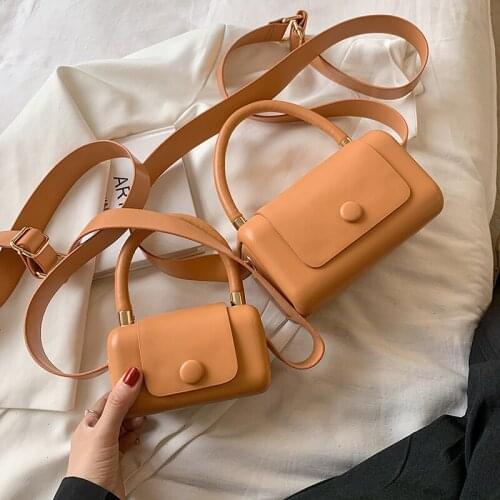 2021 New Fashion Brand Womens Crossbody Bags Candy Color Small Square Shoulder Bag Luxury Female Handbag Designer Shopper Purse