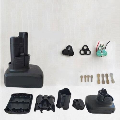 For Bosch 10.8V nesting shell hardware BAT411 BAT420 Li-ion Battery Plastic Case PCB battery Box 12V BAT412A BAT413A