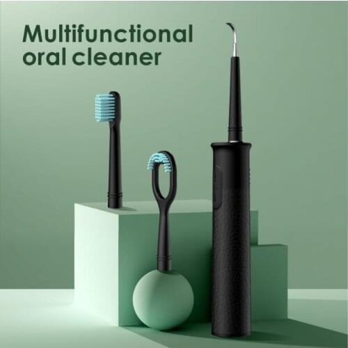 6Set/Lot Portable Ultrasonic Calculus Removal Beauty Tooth Wash Electric Toothbrush Care 3 In 1 Oral Irrigator HA2056