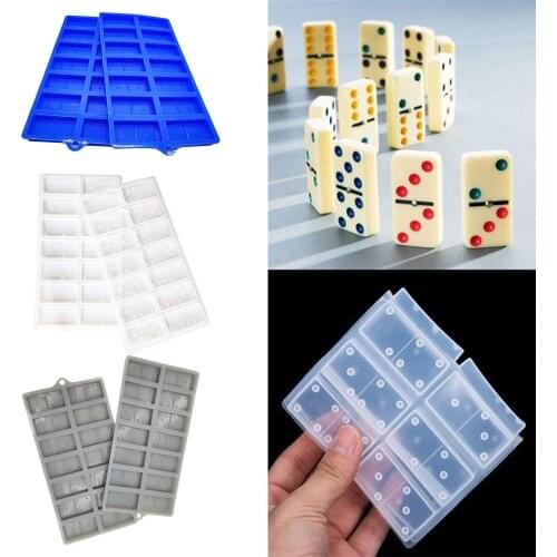 Durable Domino Casting Mold Resin Non-Stick Mould DIY Soap Cake Baking Molds