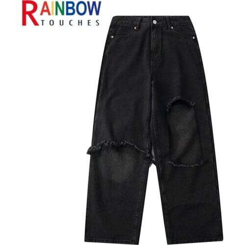 RAINBOW TOUCHES Loose Jeans For Men
