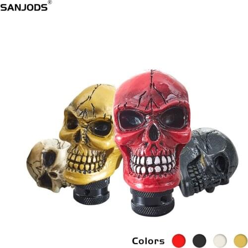 Gear Shift Knob Skull Personalized Modification Lever Gear Stick Golf 4 Universal Manual Head Lever Auto Parts