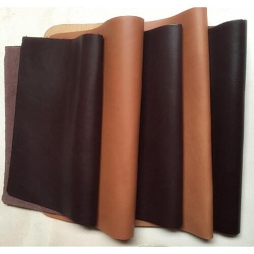 DIY manual leather head layer cowhide square pipi material A3 size
