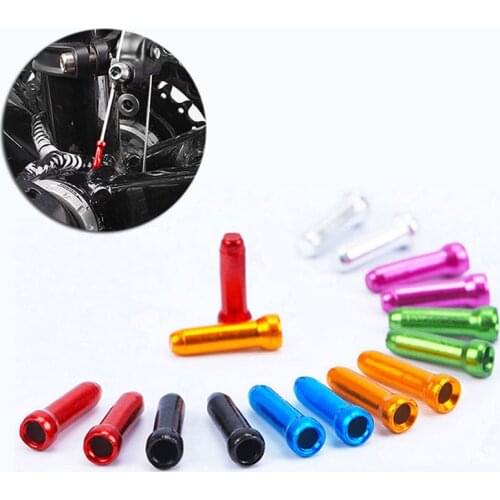 30Pcs Bicycle MTB Brake Wire End Core Cap Cable Aluminum Cover Gear Bikes Parts Bicycle Accessory Cycling Equipments Core Caps 6