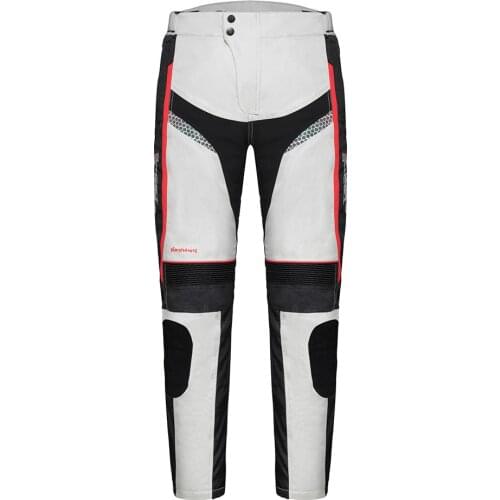 Windproof Waterproof Motorcycle Trousers Men Motocross Riding Pants Motorcycle Pants With Removable Protector Guards