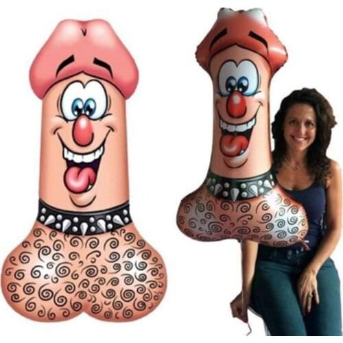 Bachelorette Party Funny Willy Shape Foil Balloon Hen Night Adult Favor Party Supplies Inflatable Penis Boobs Ballons Decoration