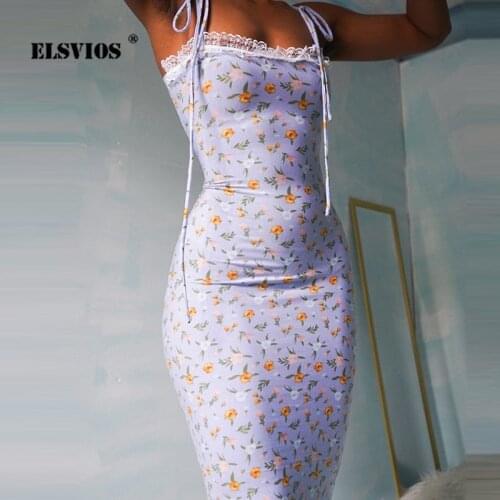 Summer Sexy Womens Lace Printed Sling Sleeveless Long Dress Fashion Elegant Off-sholuder Streetwear Bodycon Lady Party Vestidos