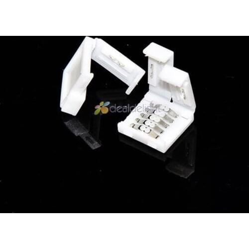 10pcs 12mm Strip to Strip 5 PIN PCB FPC Connector for 5050 RGBW RGBWW LED Strip No Welding Easy to install Free Shipping