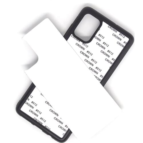 10pcs Blank Sublimation phone TPU Rubber case for galaxy S10 S20 plus s21 ultra NOTE A72 A52 NOTE 20 a10 a10s a50 a51 A32 A21