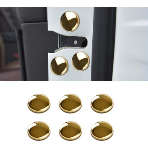 12pcs Car Door Lock Screw Protector Cover For Kia Sportage Forte Sorento Soul K2 K3 K4 K5 K3S KX5 car accessories