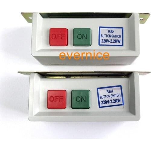 2 Push Button On & Off 220 110V Switch For Juki Ddl-5550 8500 Brother Consew