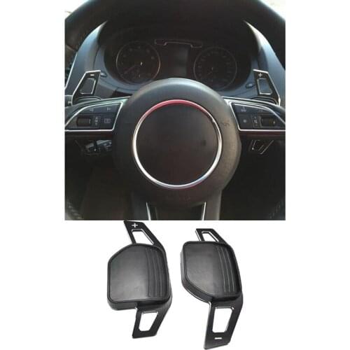 2Pcs Car Paddle Shifter Steering Wheel Extensions Shifter For- A3 A4L A5 A6L A7 A8 Q5 Q7 S3 S4 S5 S6 RS3 RS4 TT TTS