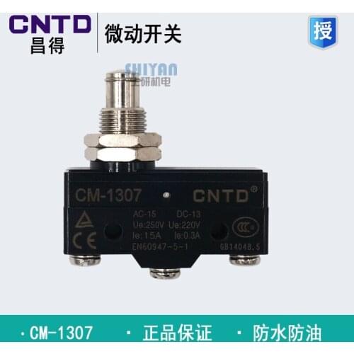 3 pieces Free shipping High quality Changde CNTD travel limit micro switch CM-1306 CM-1307 CM-1308 original authentic