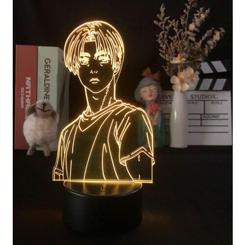 Anime Bleach 3d Lamp Ichigo Kurosaki for Bedroom Decor Nightlight Cool Birthday Gift Acrylic Led Night Light Bleach