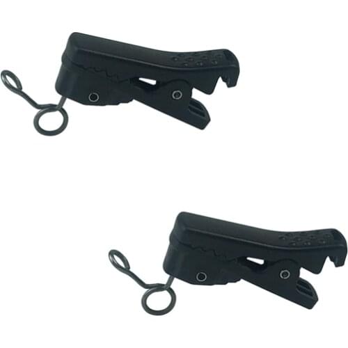 Canfon 2pcs Lapel/Lavalier Microphone ABS Tie Clip for Sanken COS-11D Deity W.Lav Pro Lavalier Mic with Diameter of 3.5-4.5mm