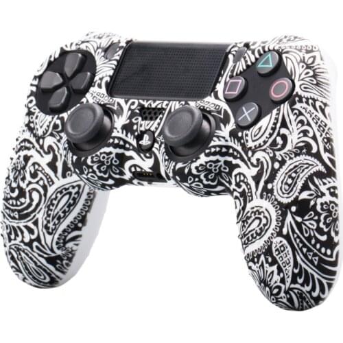 JIELI Camouflage Color Anti-Slip Silicone Cover Skin Case For Sony PlayStation Dualshock 4 PS4 Slim Pro Controller