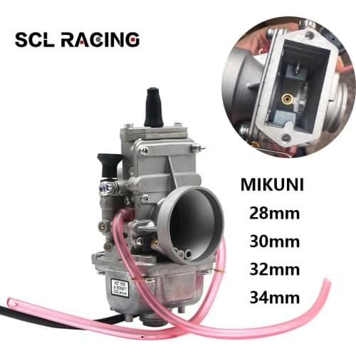 Alconstar Motorcycle Carburetor Carburador MIKUNI 24mm 28mm 30mm 32mm 34mm 38mm TM28 TM30 TM32 TM34 Smoothbore For 2T Engine