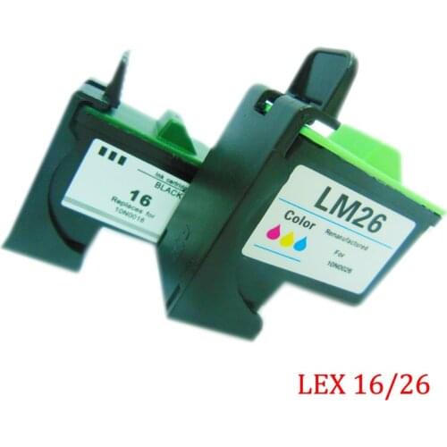 Vilaxh Ink Cartridge Lexmark 16 26 For Lexmark 16 26 Printer I3 X1110 X1130 X1140 X1150 X1155 X1160 X1170 X1180 X1185 X1190 X119
