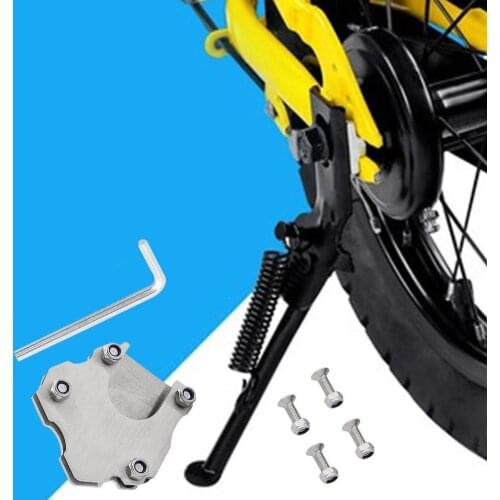 Motorcycle foot support bracket enlarged seat Motorcycle bracket extender plate pad extender