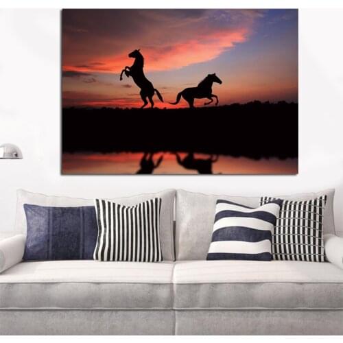Horse Animal Posters And Prints Wall Pictures For Living Room Cuadros Decorative Paintings Home Decor No Frame