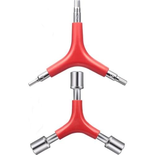 ZK30 Y Shape Wrench 4/5/6/8/9/10 mm Bicycle Spanner Socket Set Road Bicycle Tools Wrench Bike Wrench Outer Hexagon Wrenches