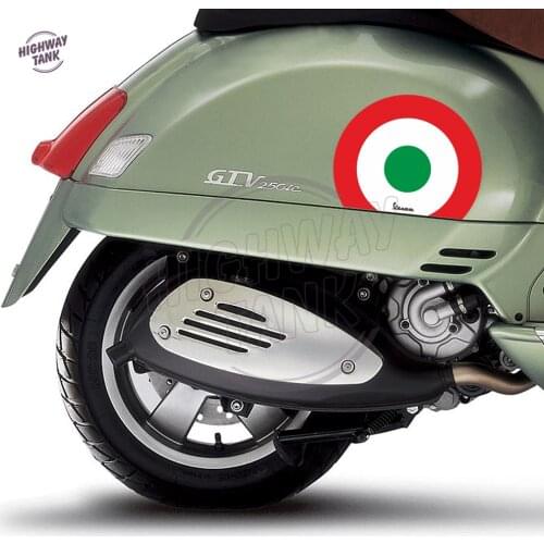 Motorcycle Sticker Italy Flag Stickers Case for PIAGGIO VESPA GTS GTV LX LXV PX SPRINT